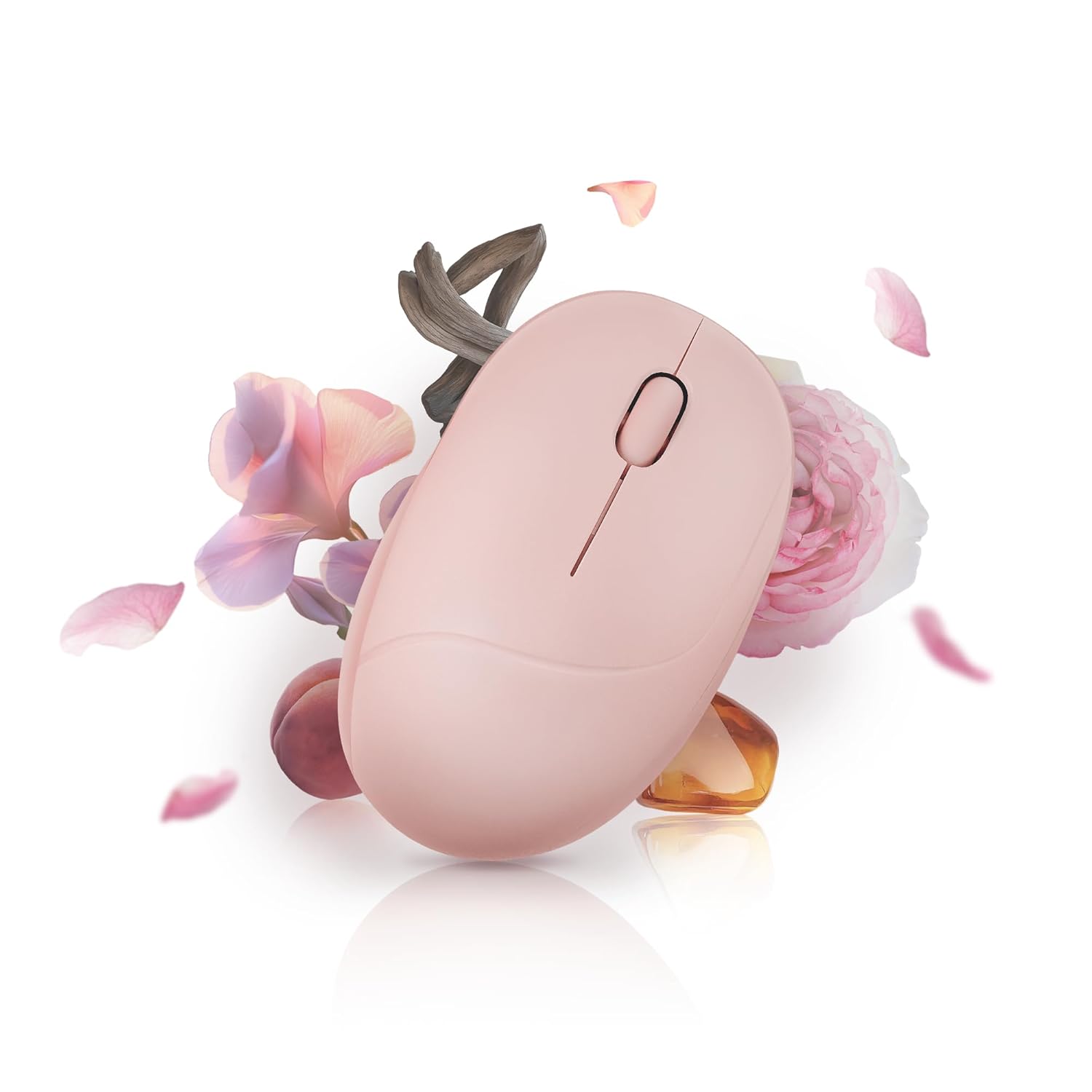 ASUS MD101 Fragrance Mouse, Dual-Mode connectivity, Adjustable DPI Upto 2400, PTFE Mouse